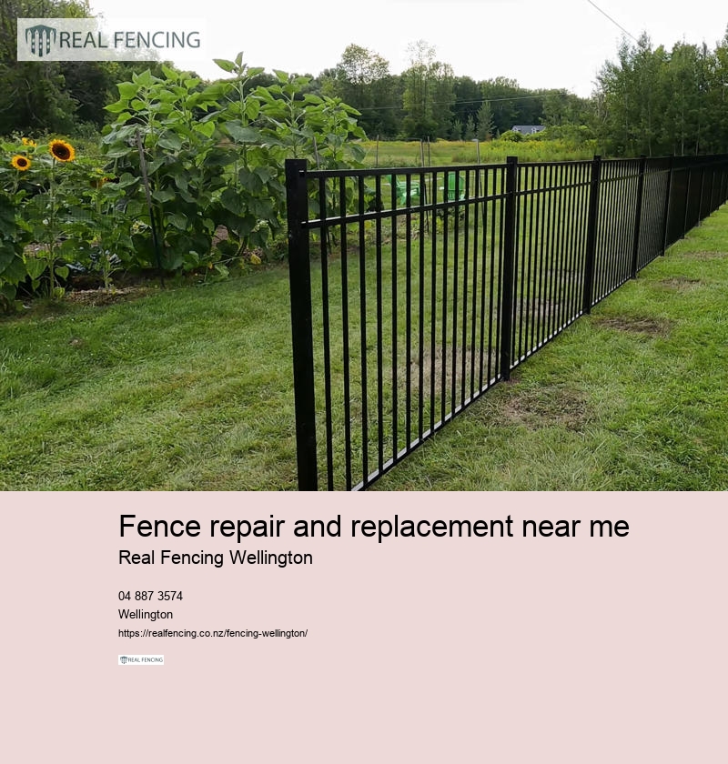 fence repair and replacement near me