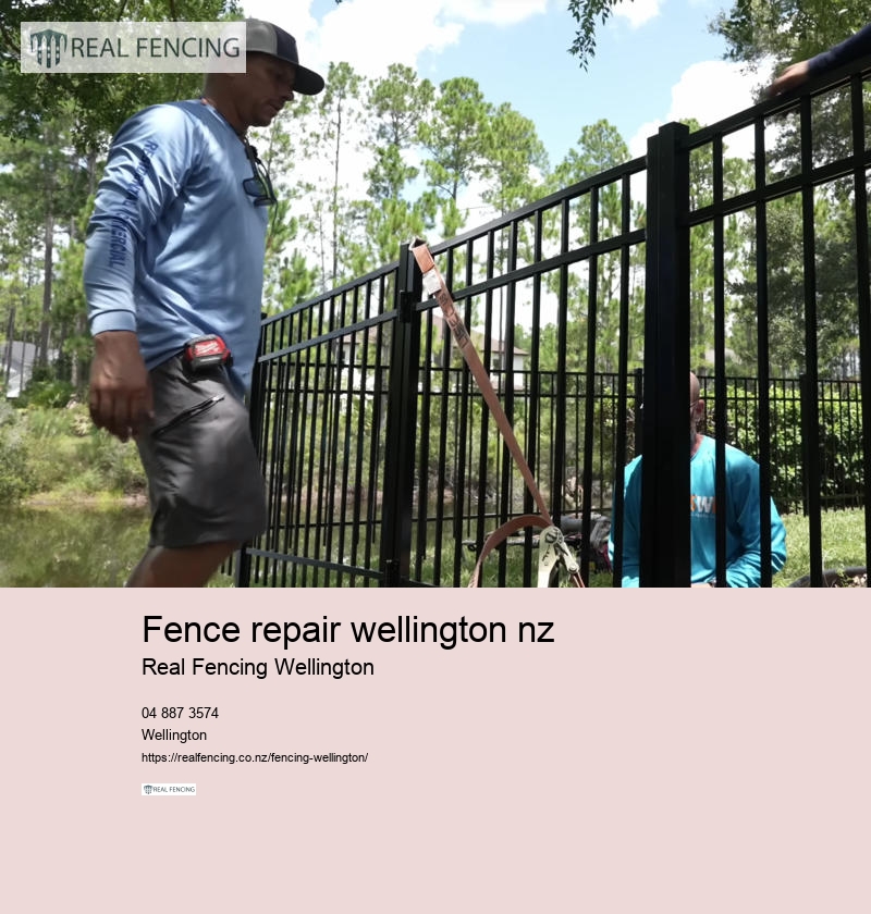 fence repair wellington nz