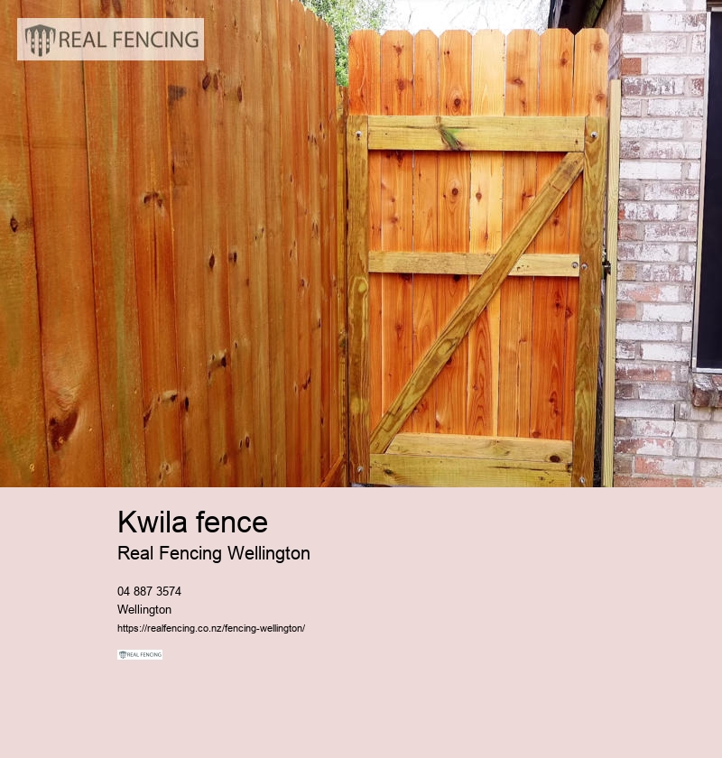 kwila fence