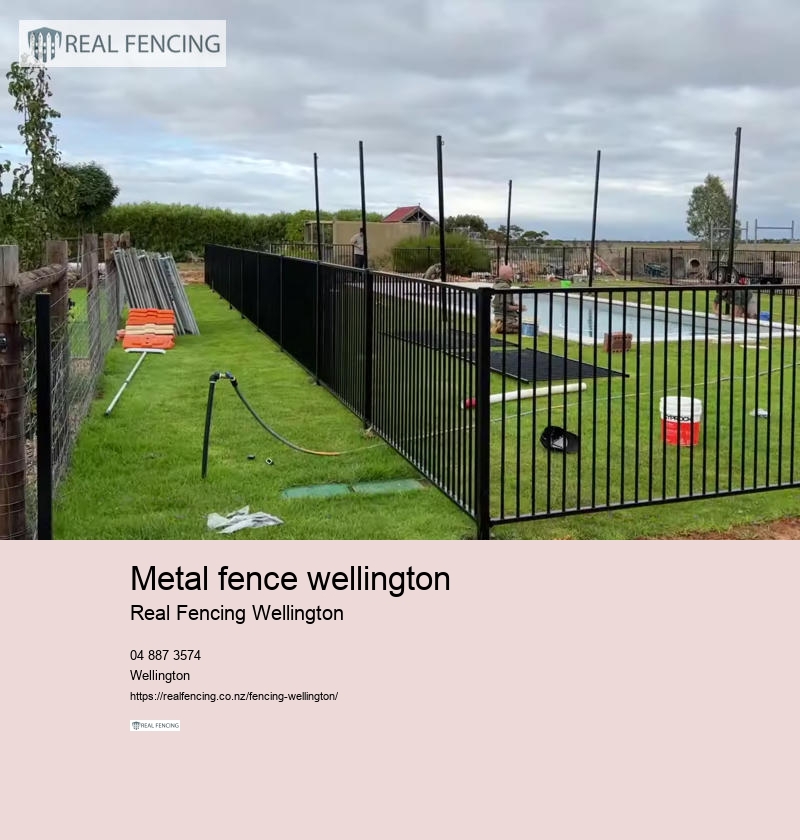 metal fence wellington