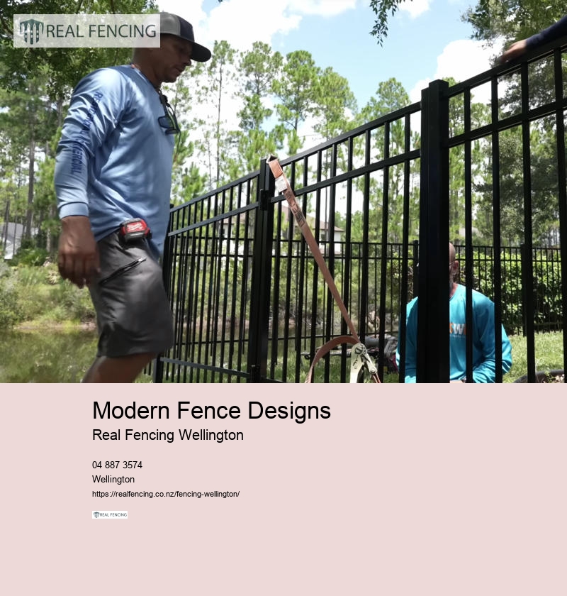 Modern Fence Designs